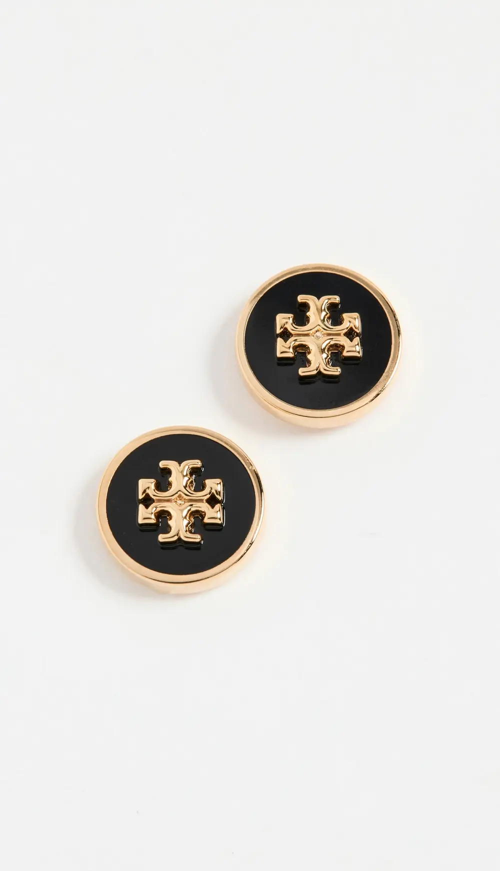 Tory Burch Icon Enamel Stud Earrings