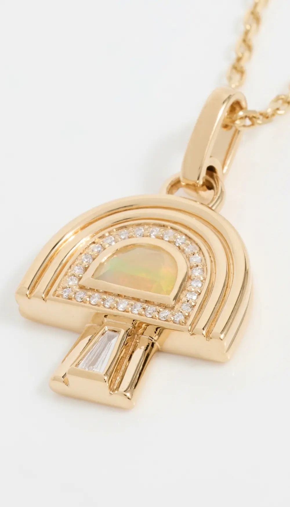 Sorellina 18k Mushroom Pendant Necklace