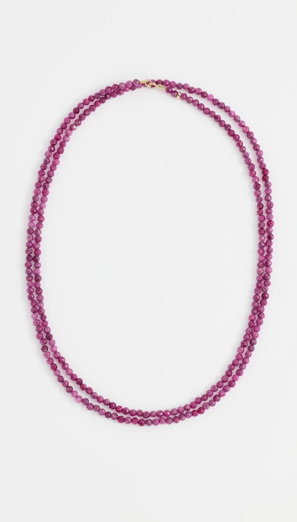 JIA JIA 14k July Ruby Double Long Necklace