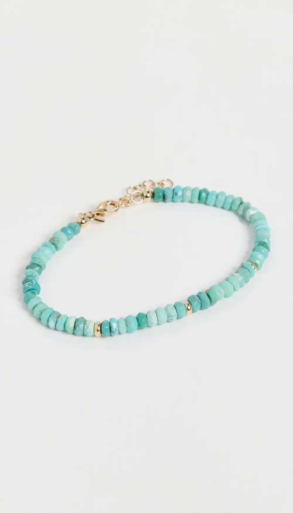 EF Collection 14k Turquoise Birthstone Bead Bracelet