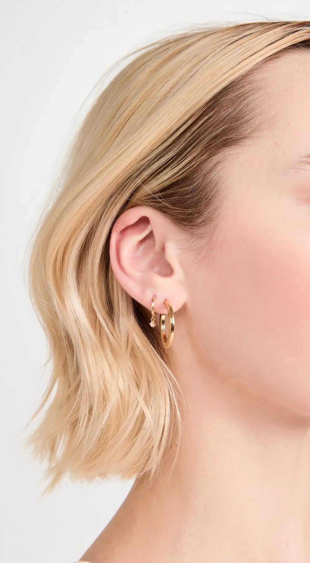 Ariel Gordon Jewelry 14k Junior Slim Helium Hoops