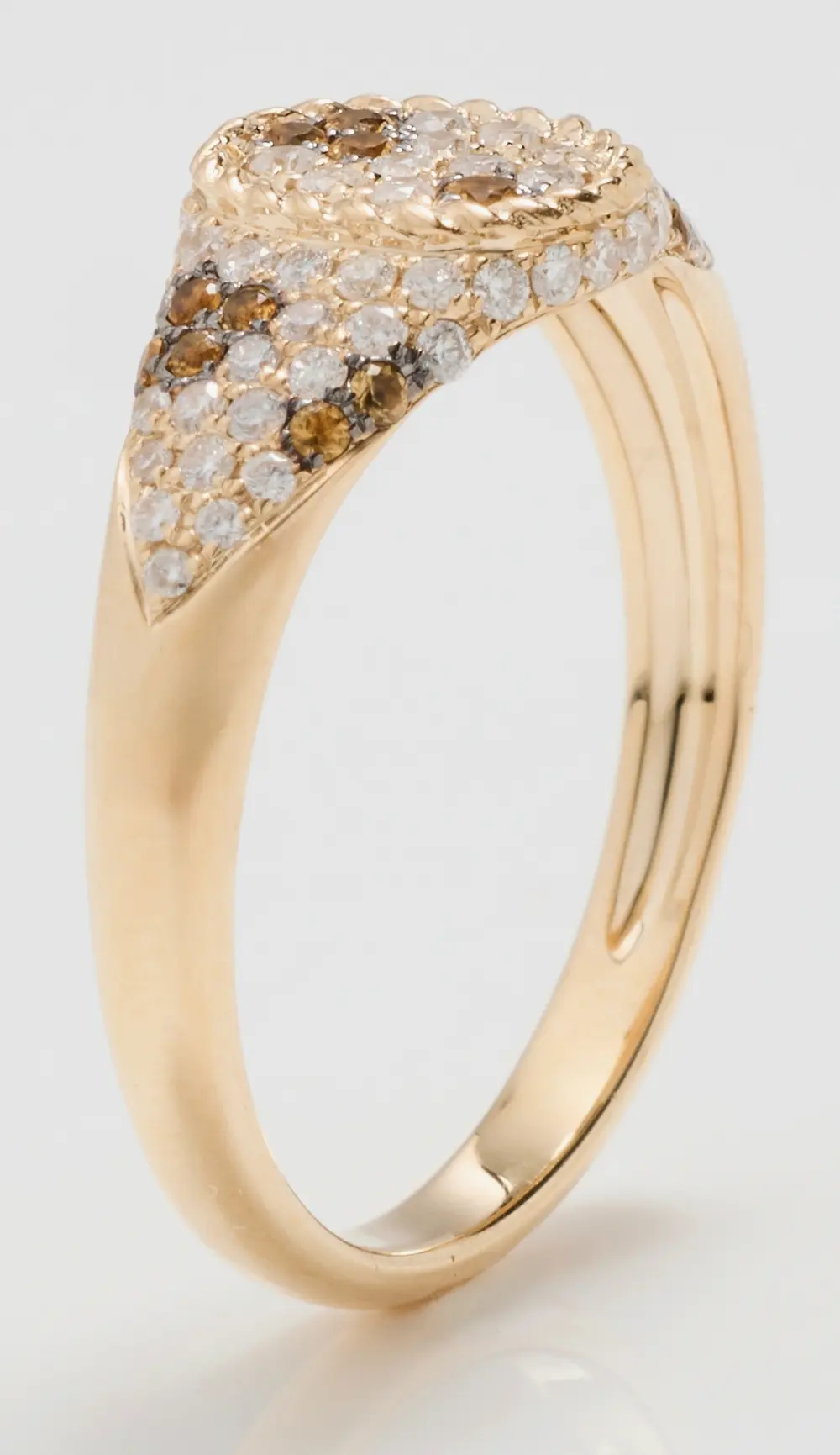 Yvonne Leon Baby Chevaliere Ovale Leopard Ring