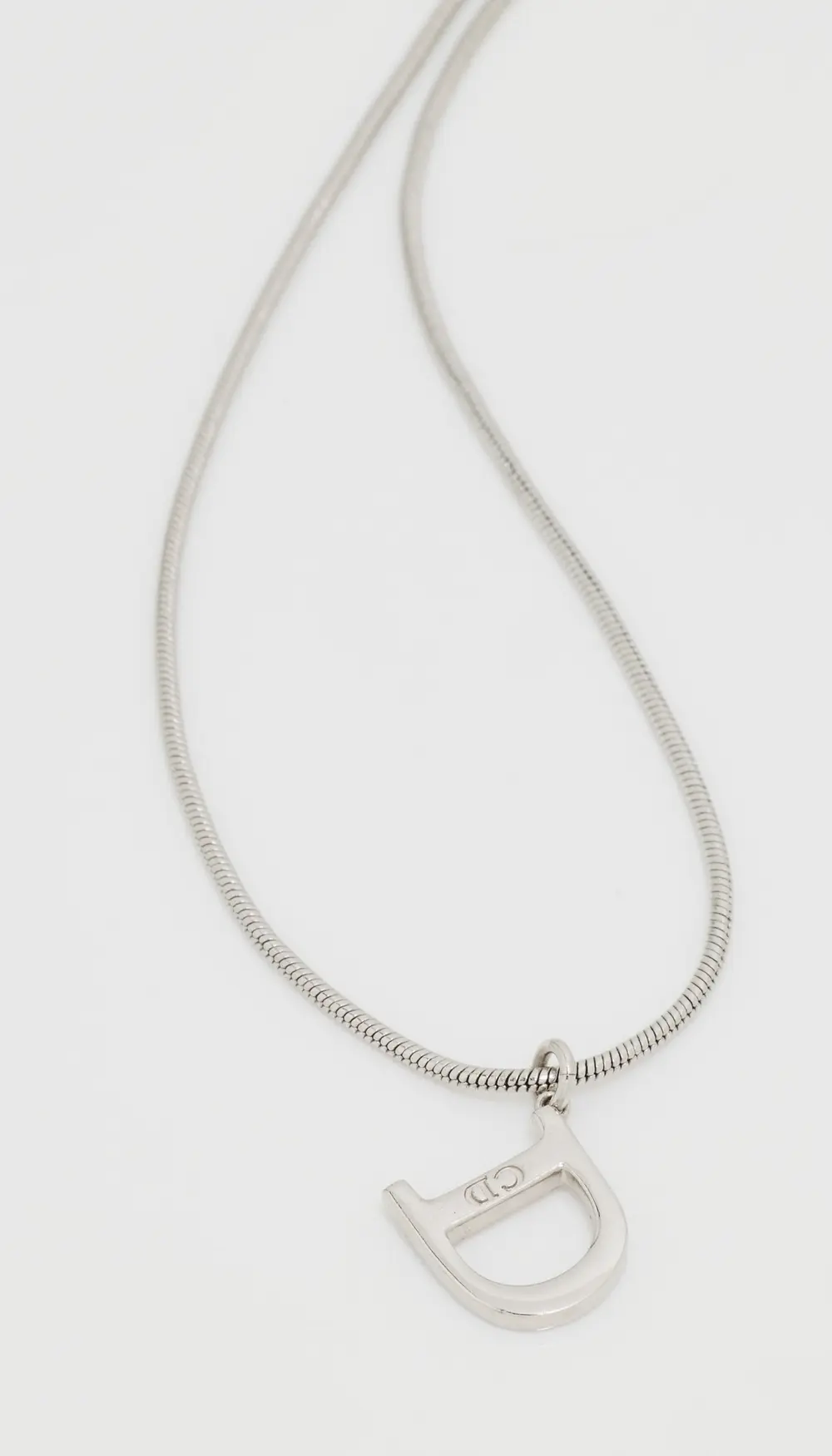 What Goes Around Comes Around Dior Silver Necklace