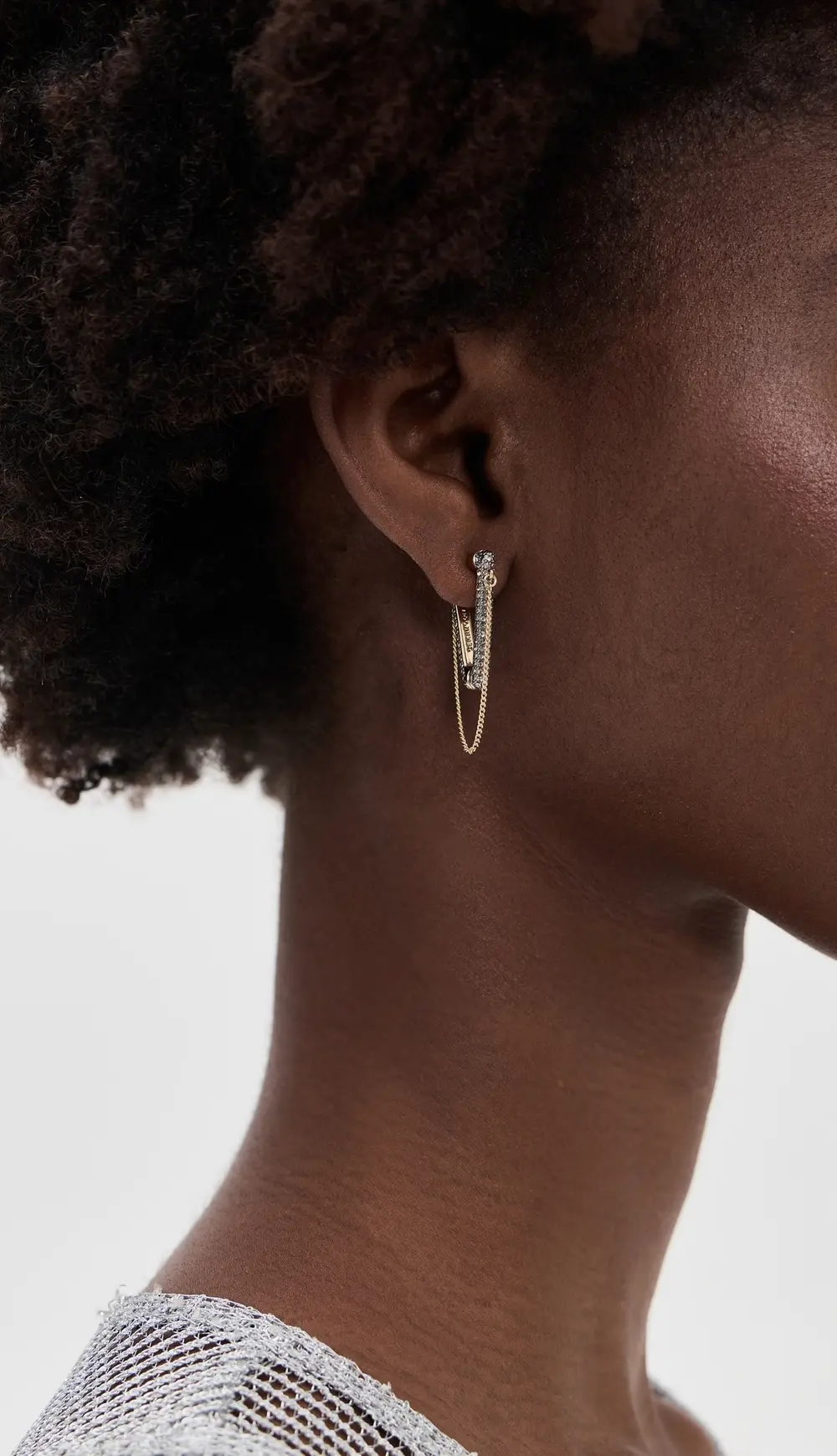 DEMARSON Vera Mini Pave Earrings