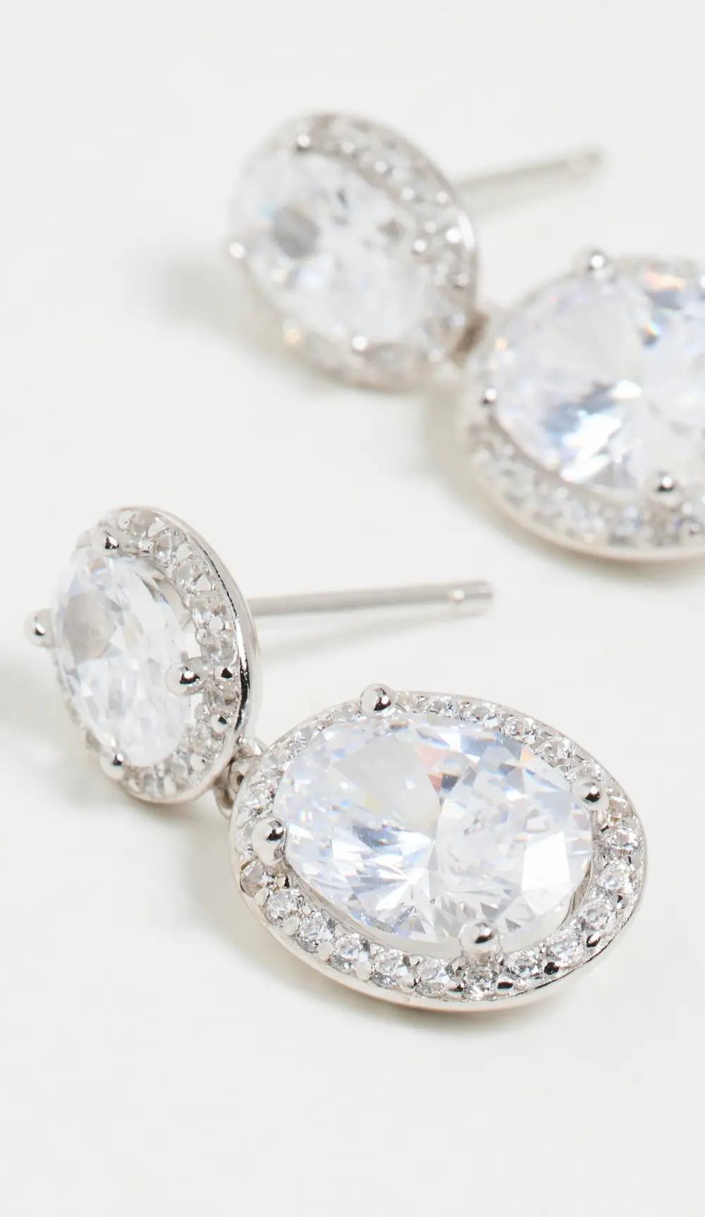 SHASHI Halo Drop Earring