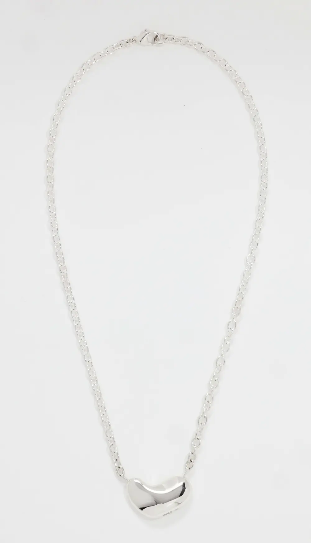 AGMES Small Sculpted Heart Pendant II Necklace