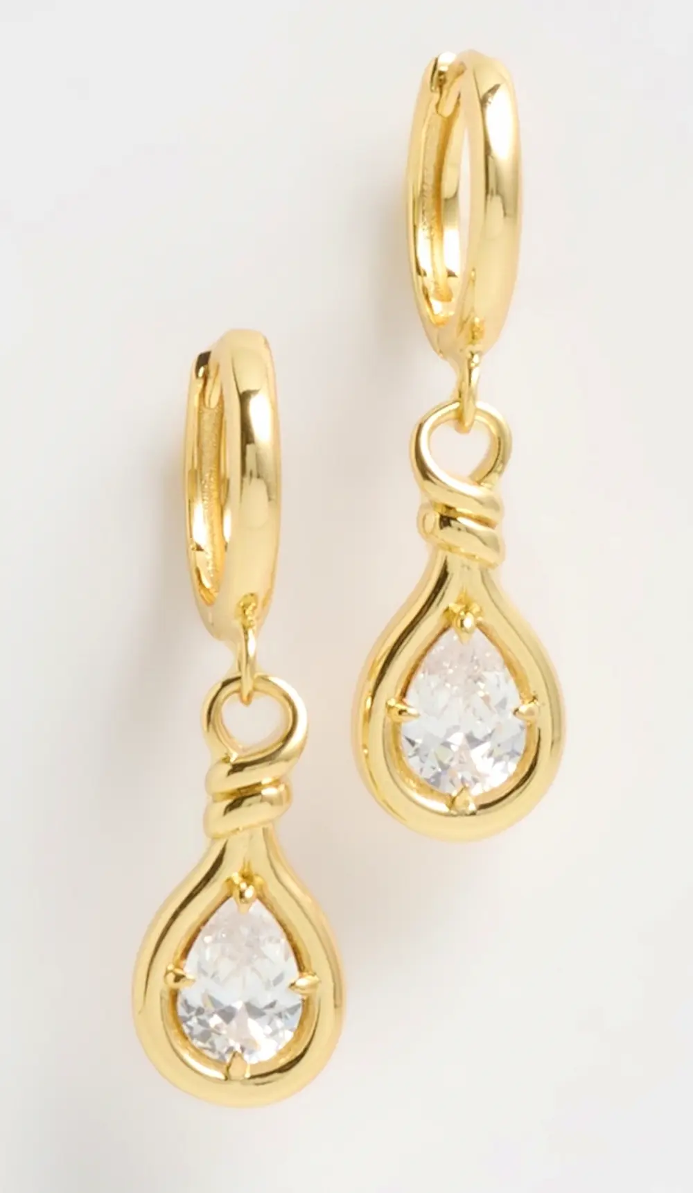 Luv Aj The Georgia Stone Knot Hoops