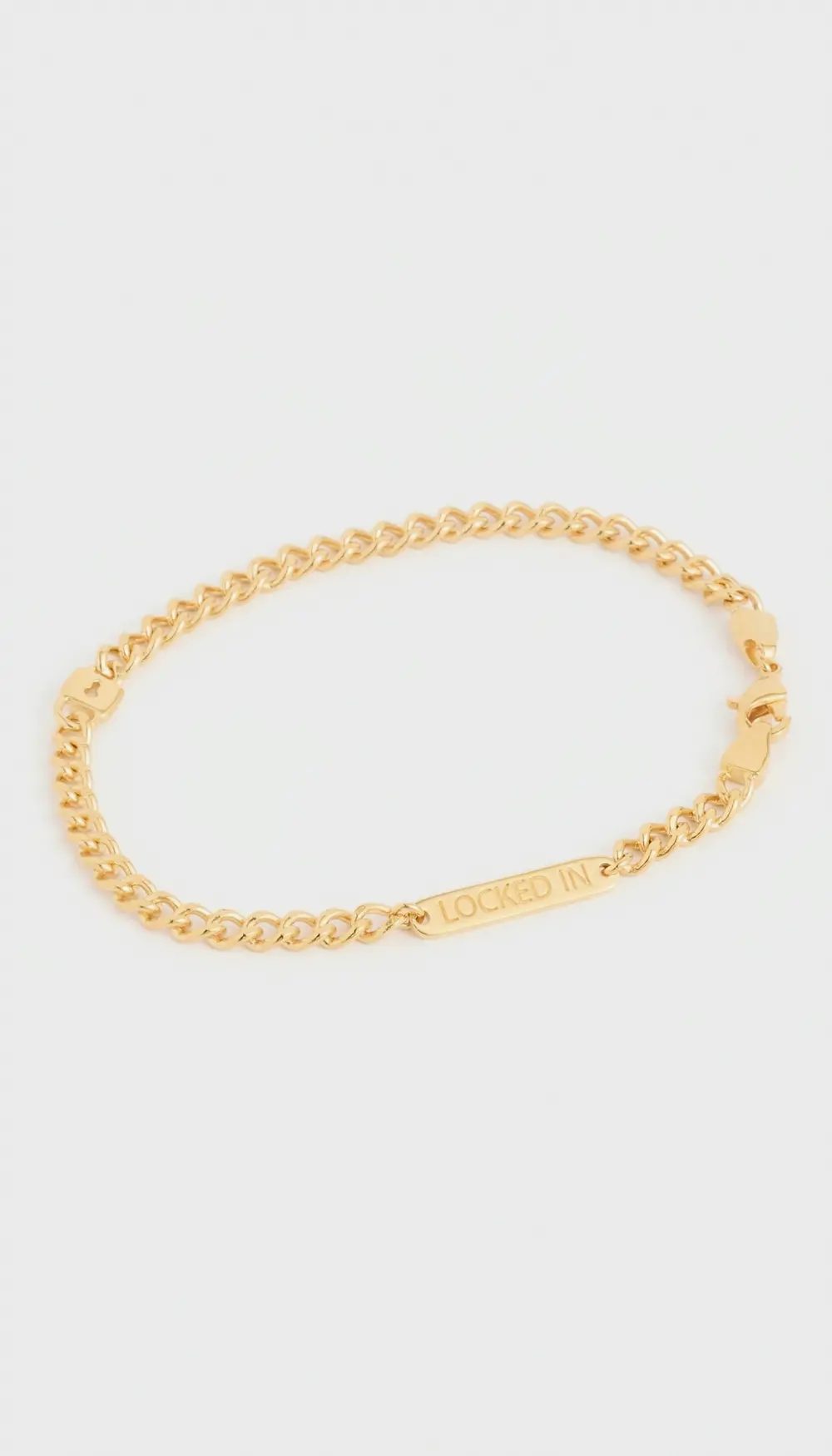 Gwen Beloti Locked in Gold Link Bracelet