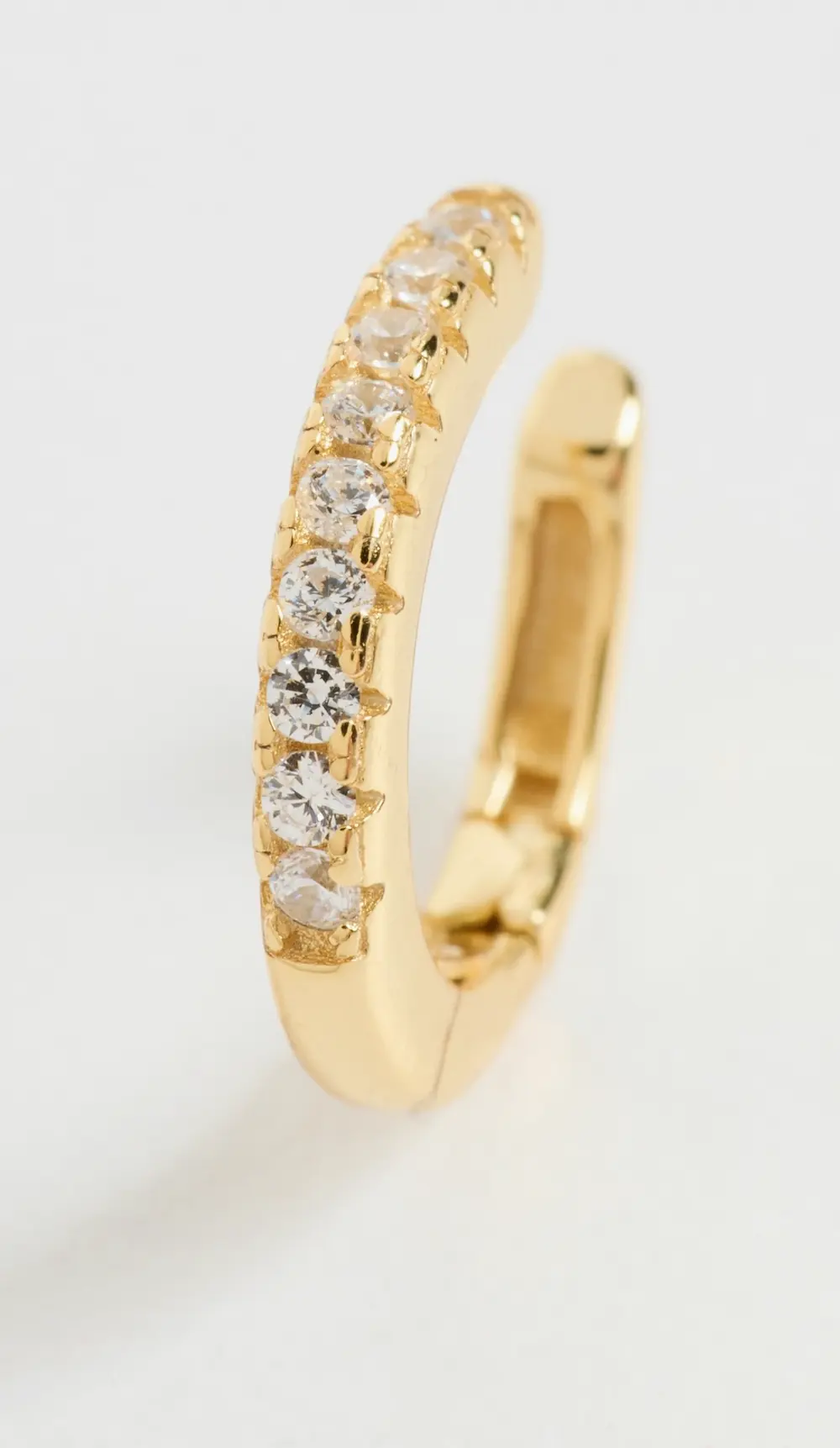 SHASHI Pave Hinge Single Ear Cuff