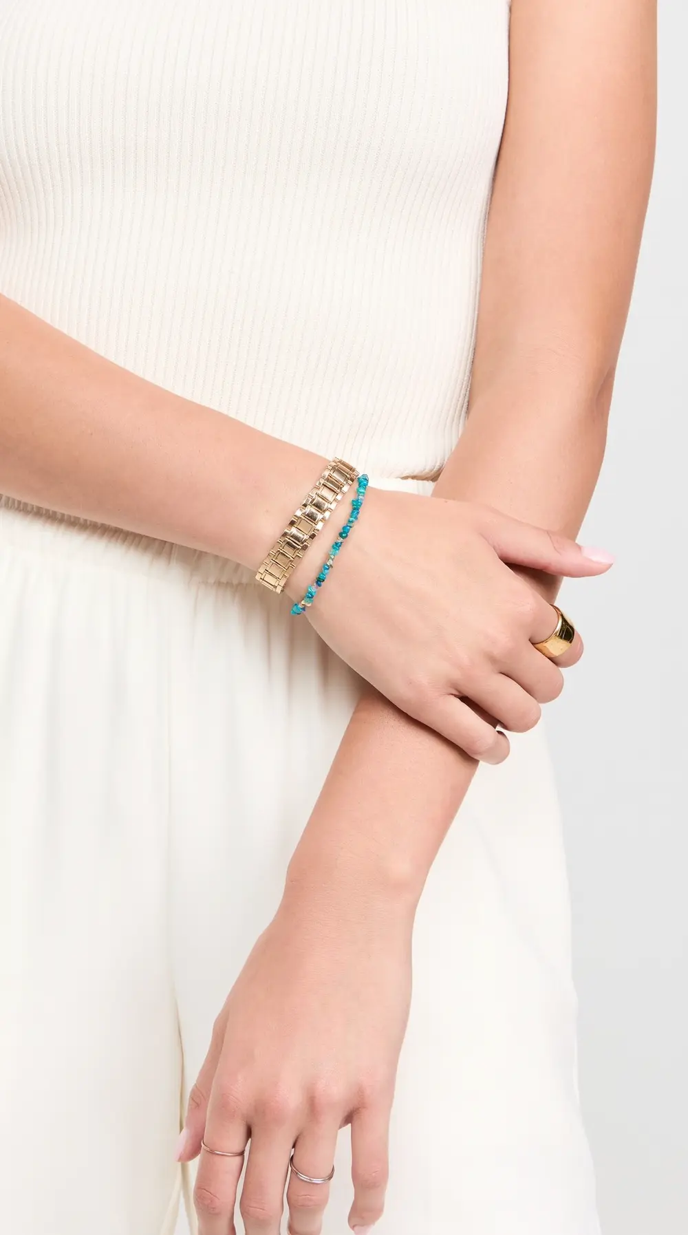 JIA JIA 14k Blue Pebble Opal Bracelet