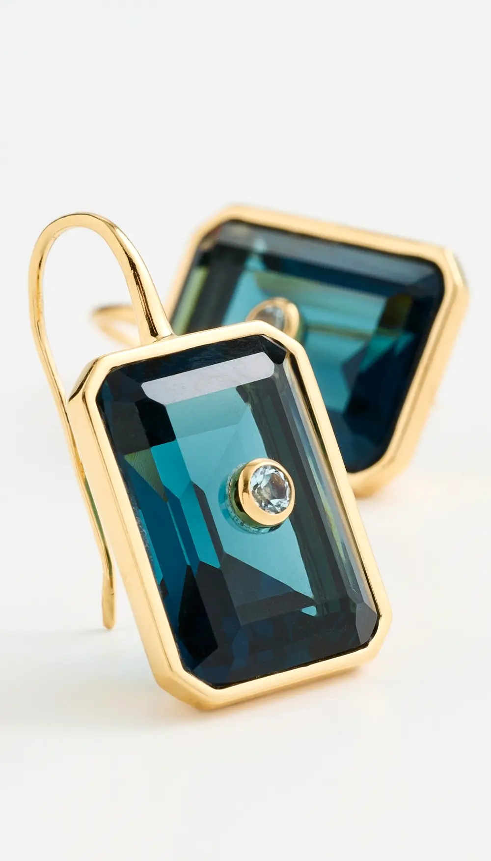 Lizzie Fortunato Tile Earrings In Denim