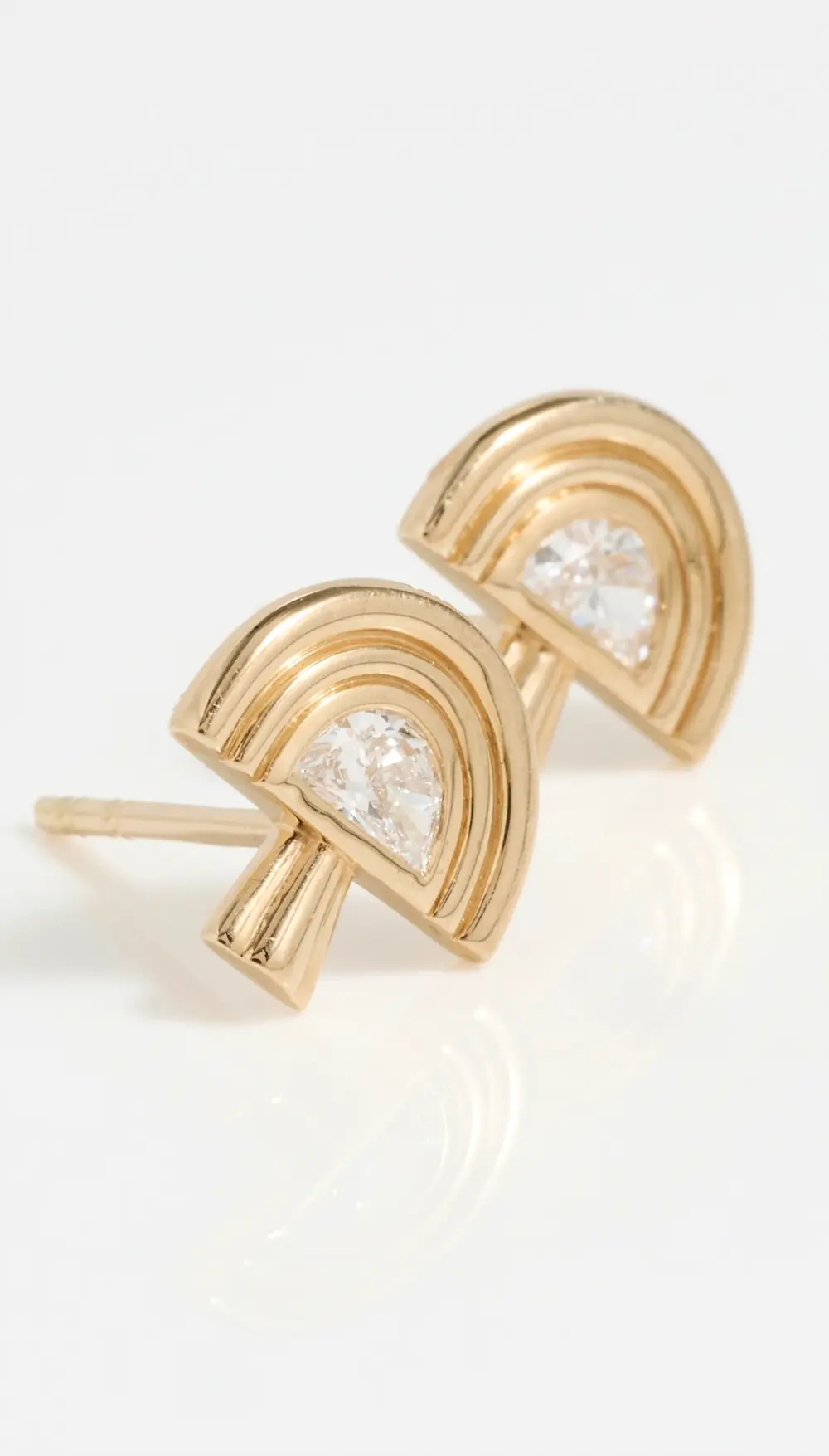 Sorellina 18k Mushroom Studs