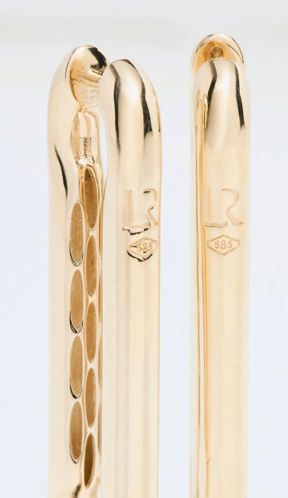 Lauren Rubinski 14k Yellow Gold Extra Large Link Earrings