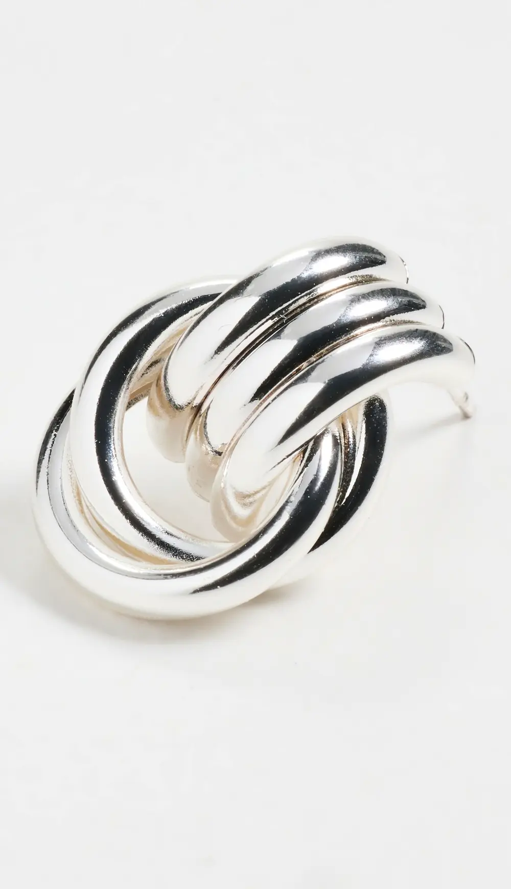 Heaven Mayhem Baby Knot Silver Earrings