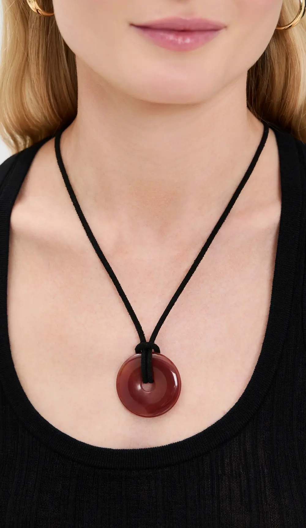 SHASHI Jade Carnelian Necklace