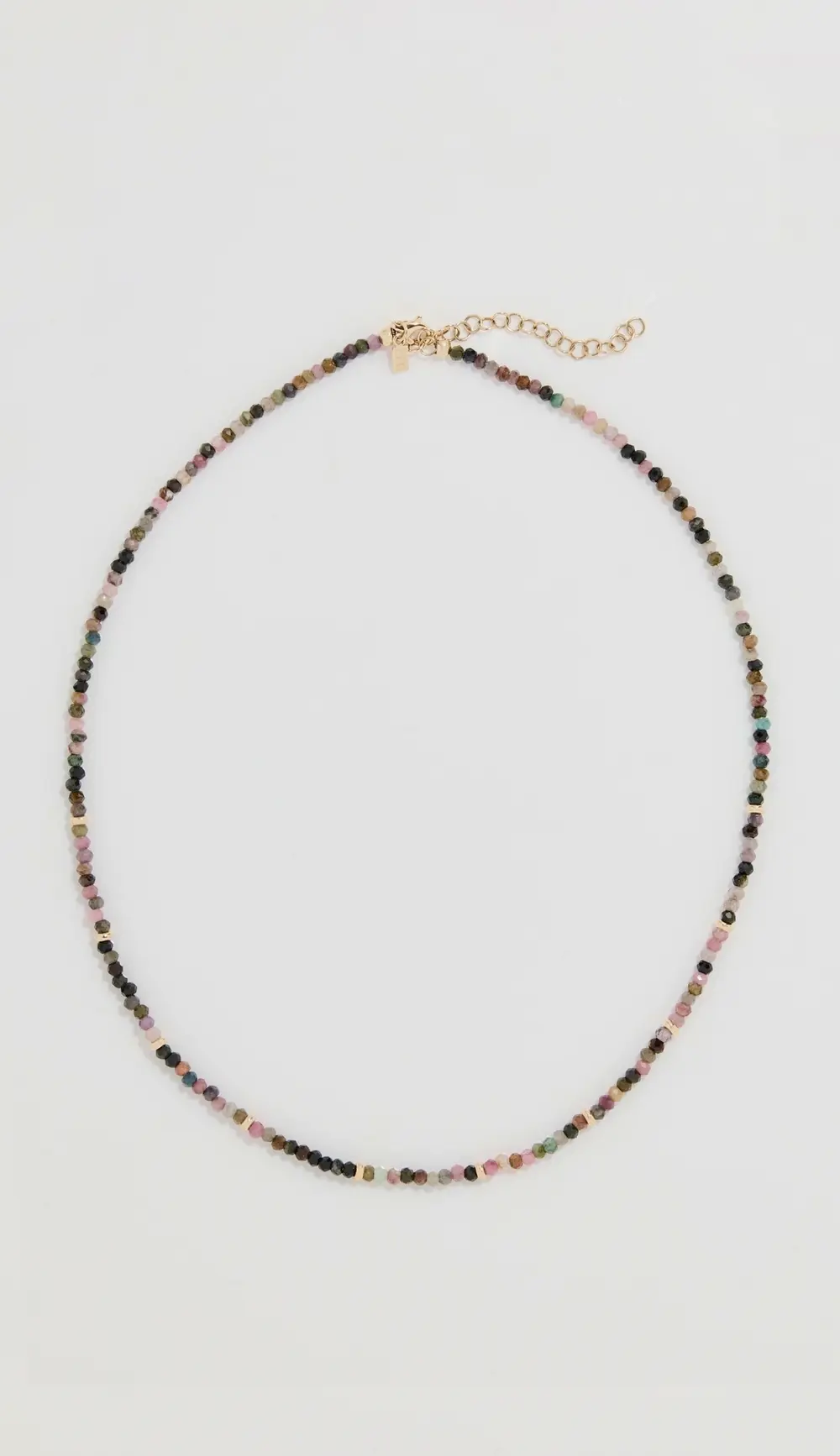 EF Collection 14k Tourmaline Birthstone Bead Necklace