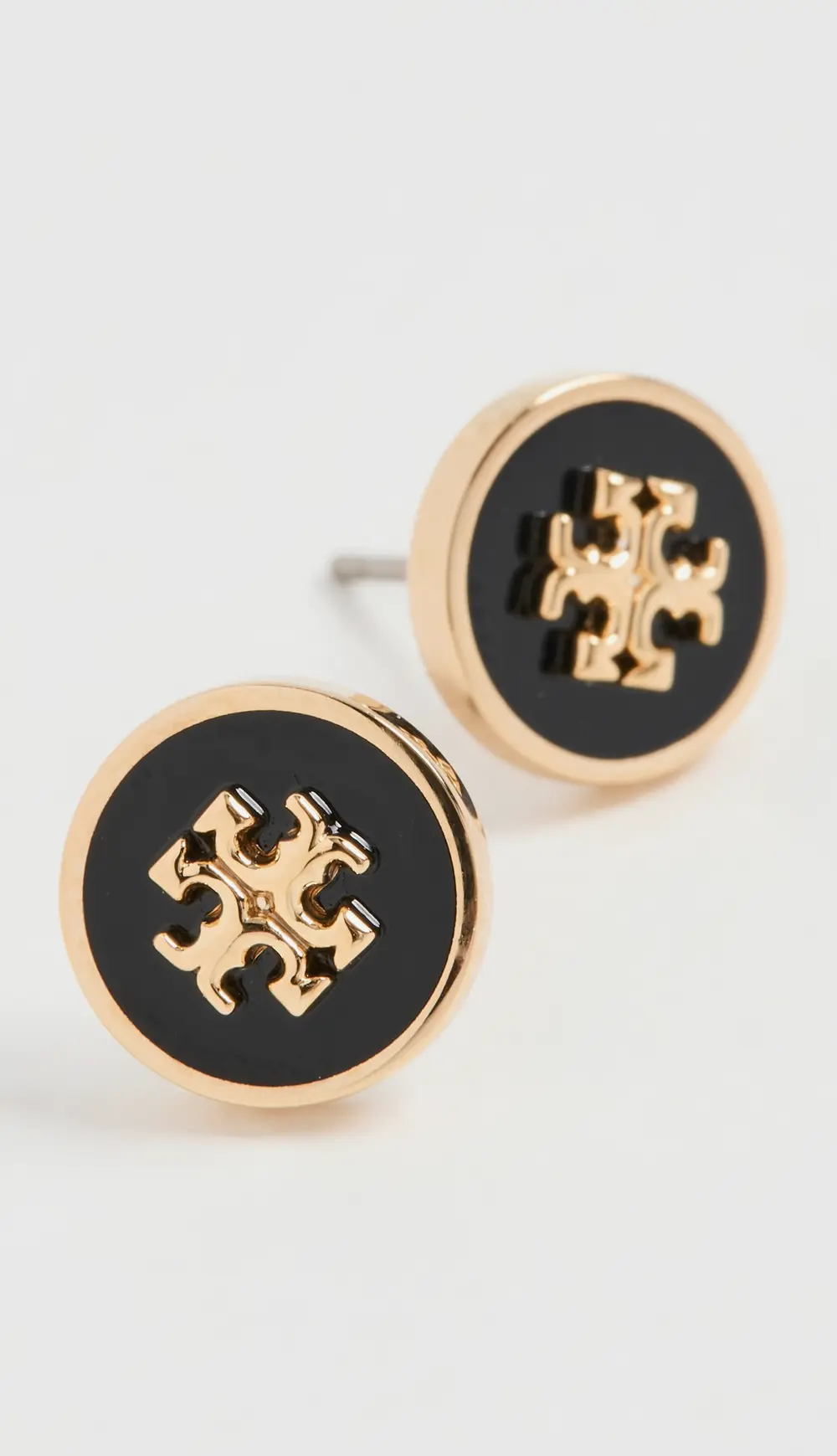 Tory Burch Icon Enamel Stud Earrings