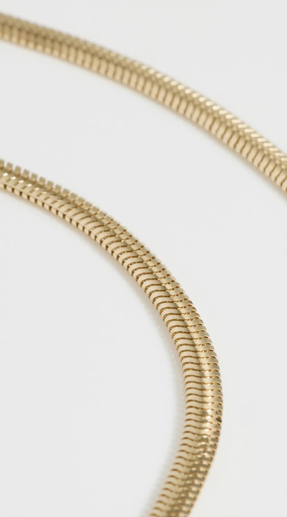 EF Collection 14k Gold Snake Chain Necklace