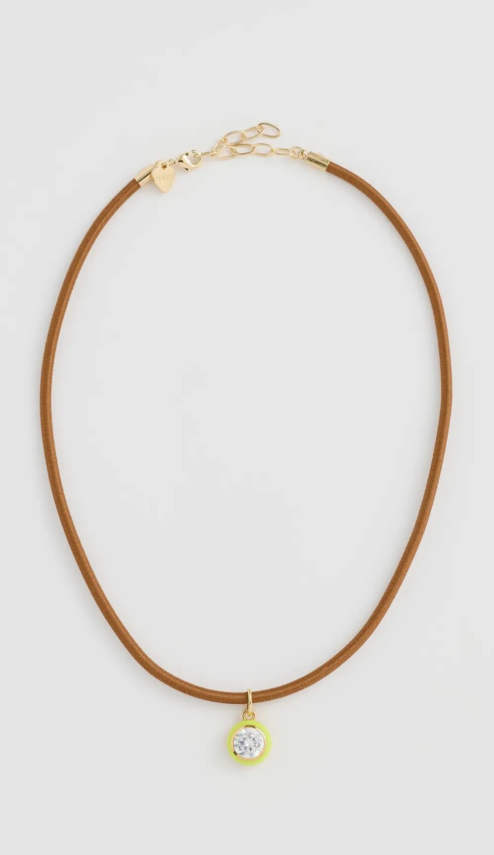 HART Enamel Bezel Cord Necklace