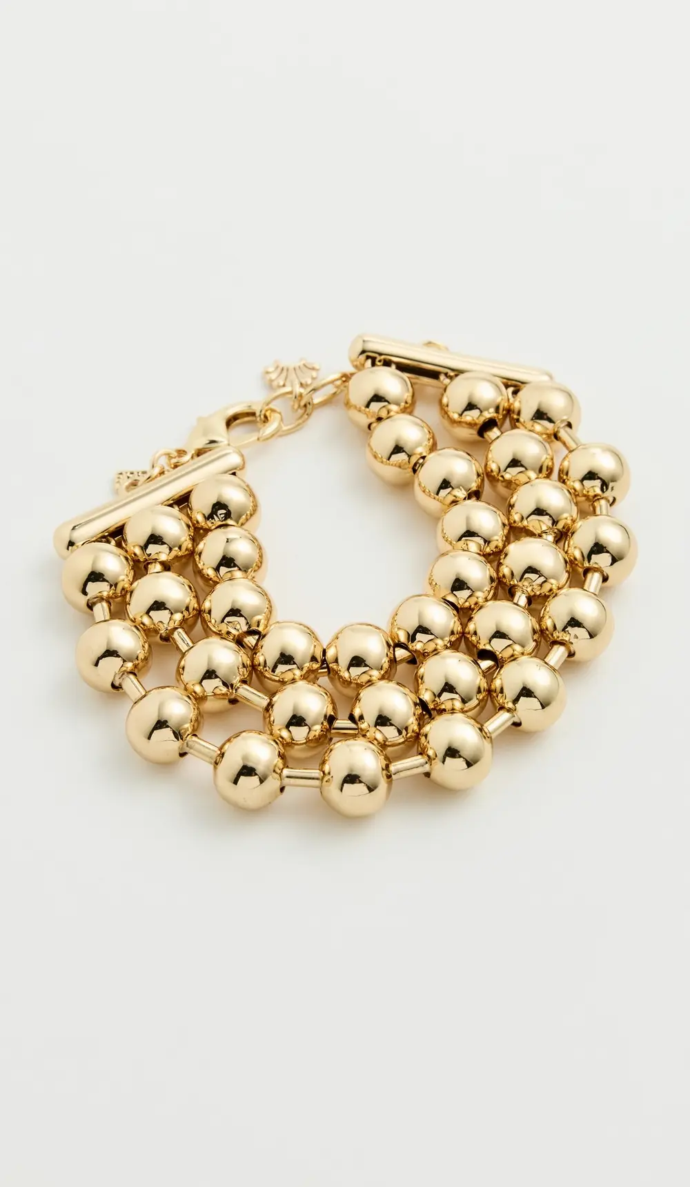 Lele Sadoughi Diana Triple Row Bracelet