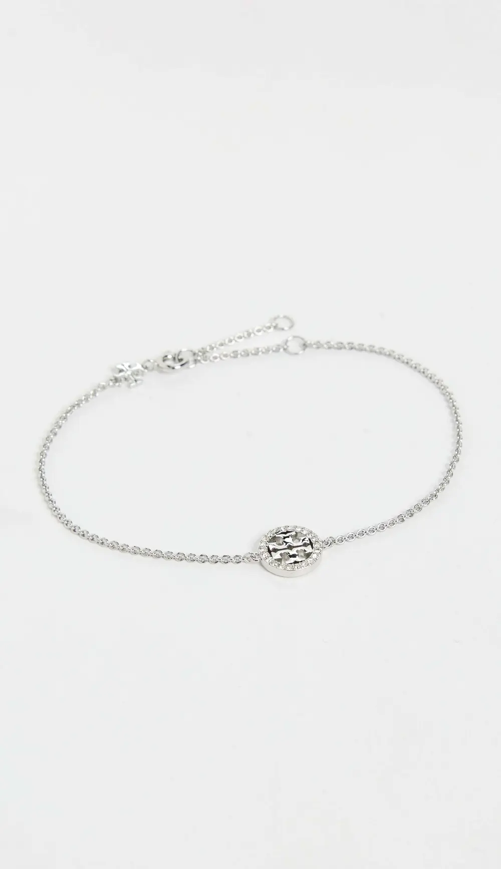 Tory Burch Delicate Icon Pavé Chain Bracelet