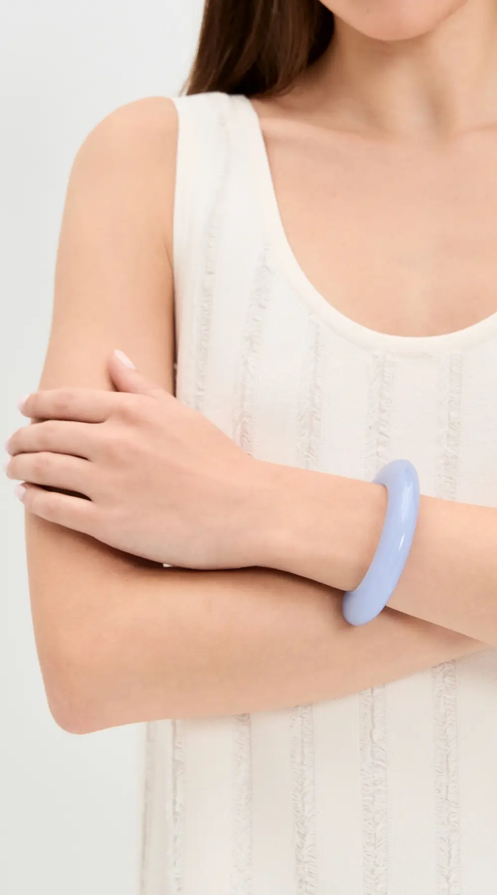 Lizzie Fortunato Ridge Cuff In Marbled Blue Lace