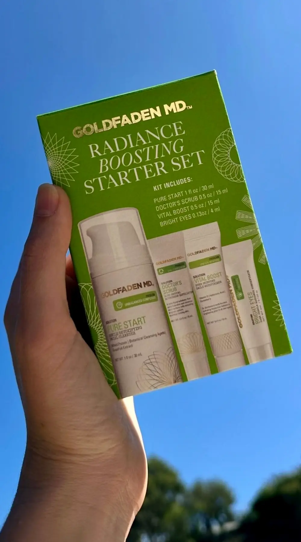 Goldfaden MD Radiance Boosting Starter Set