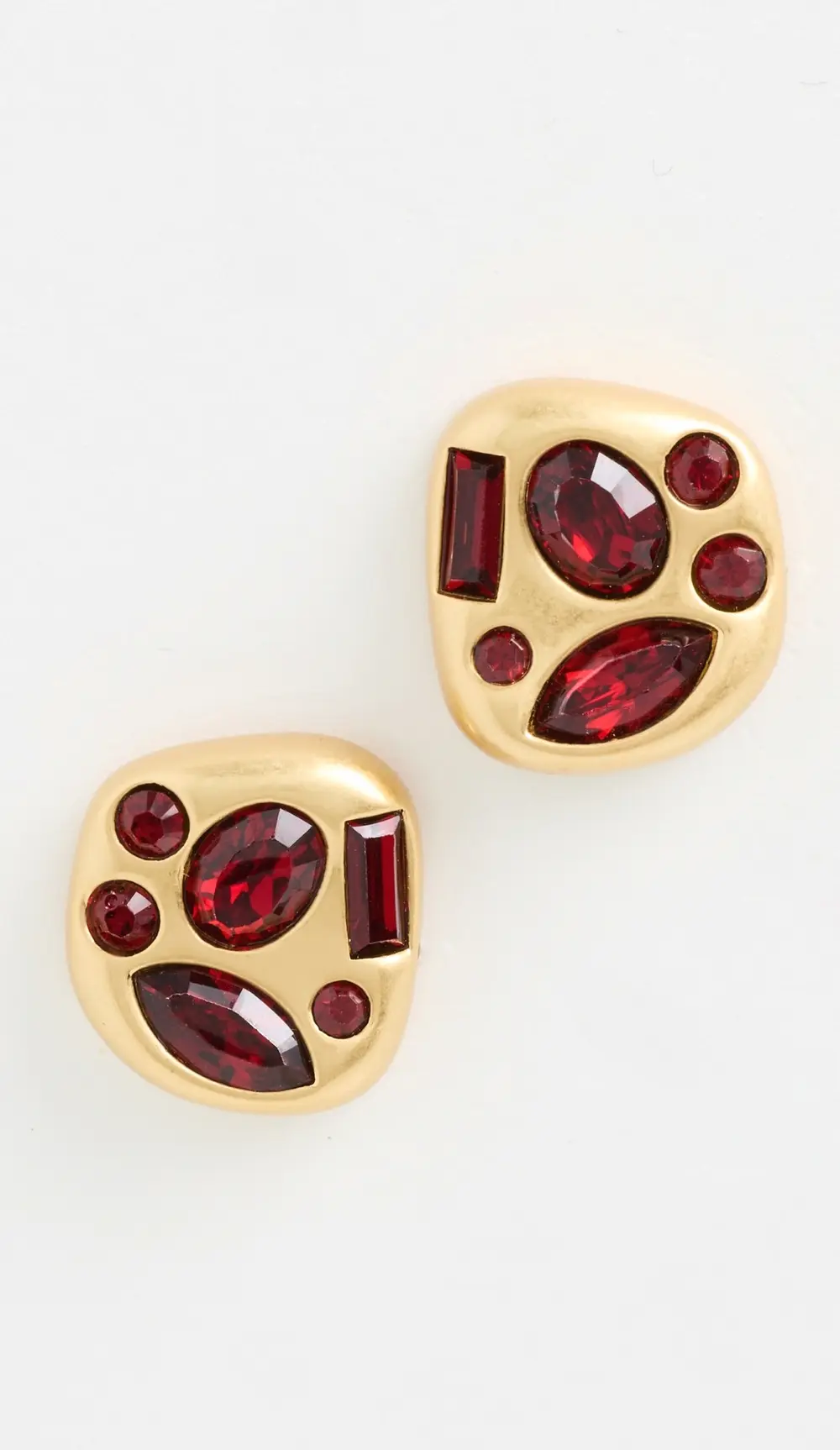 Lele Sadoughi Molten Button Earrings