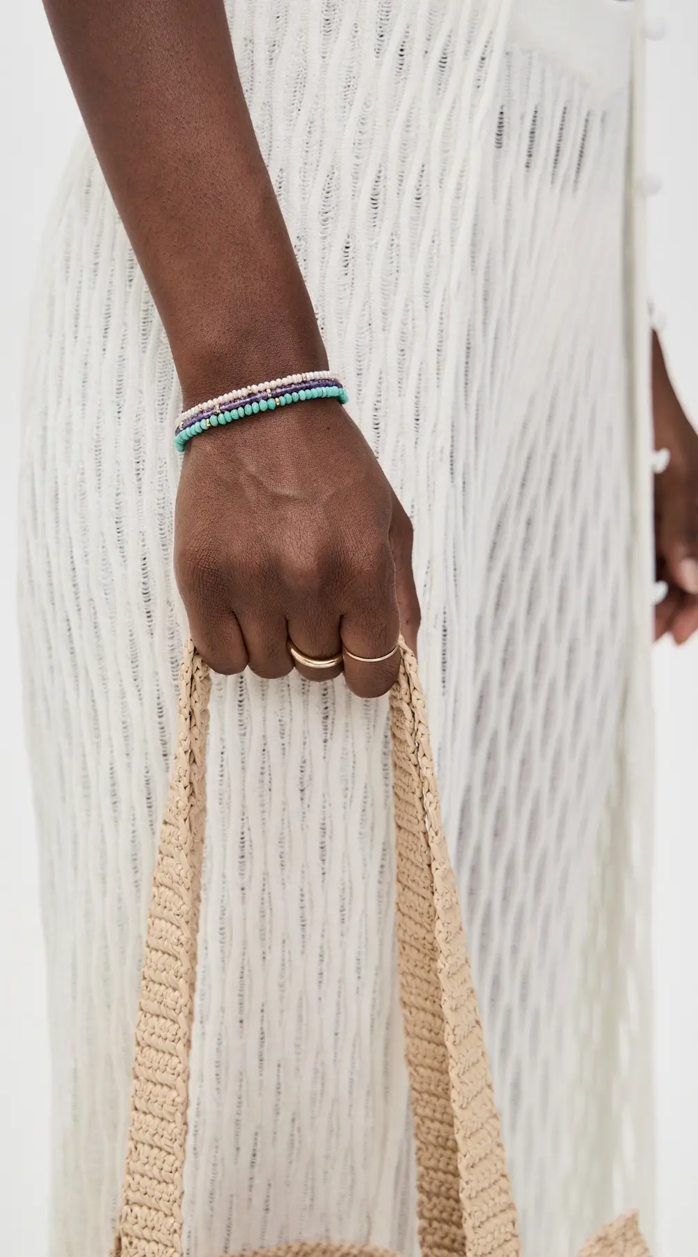 EF Collection 14k Turquoise Birthstone Bead Bracelet