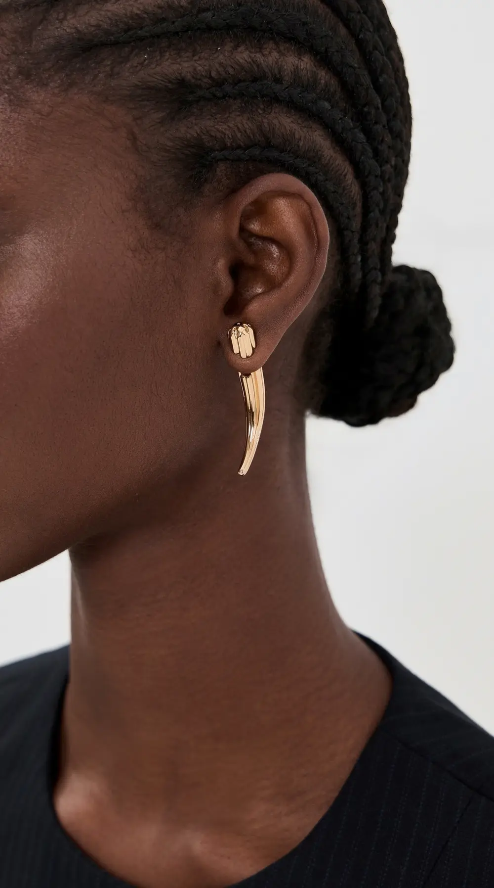 Tory Burch Pierced Front-Back Earrings