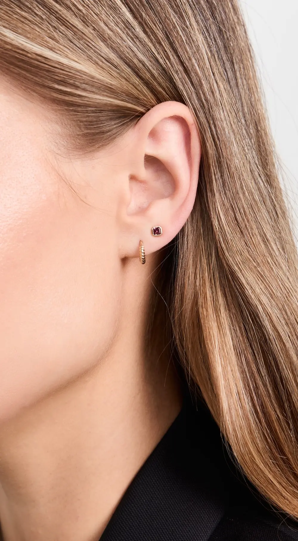 Ariel Gordon Jewelry 14k Twisted Petite Hoops