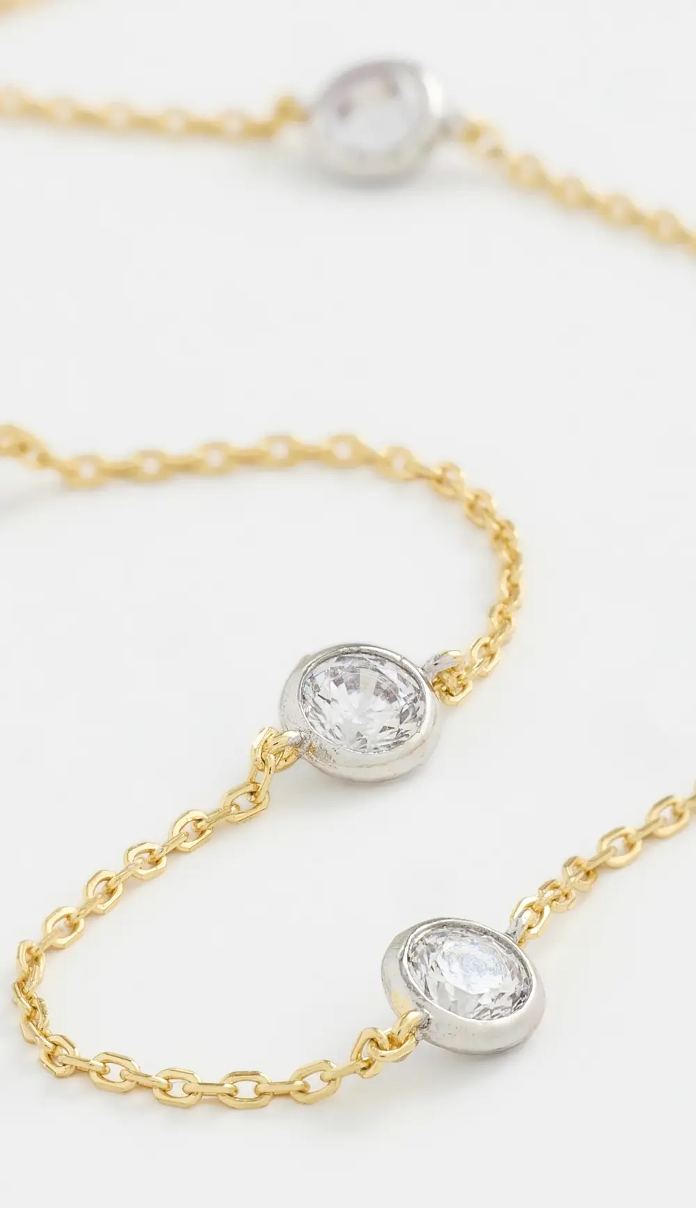 SHASHI Emily Two Toned Necklace