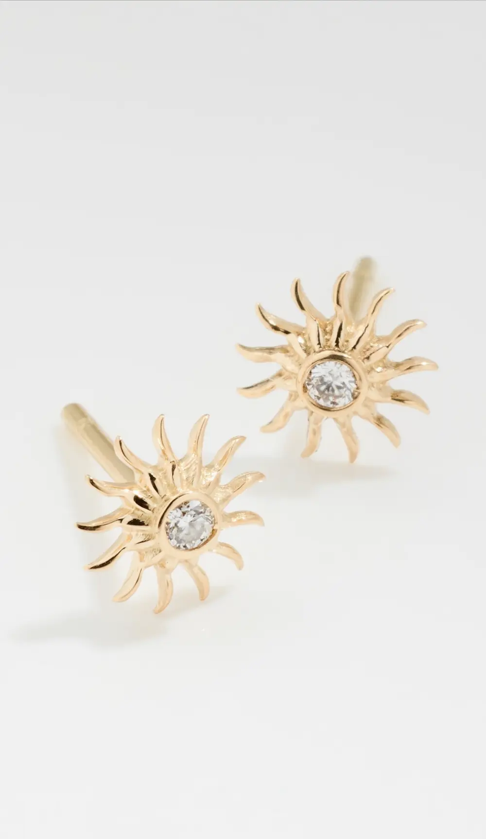 Marlo Laz 14k Sun Studs