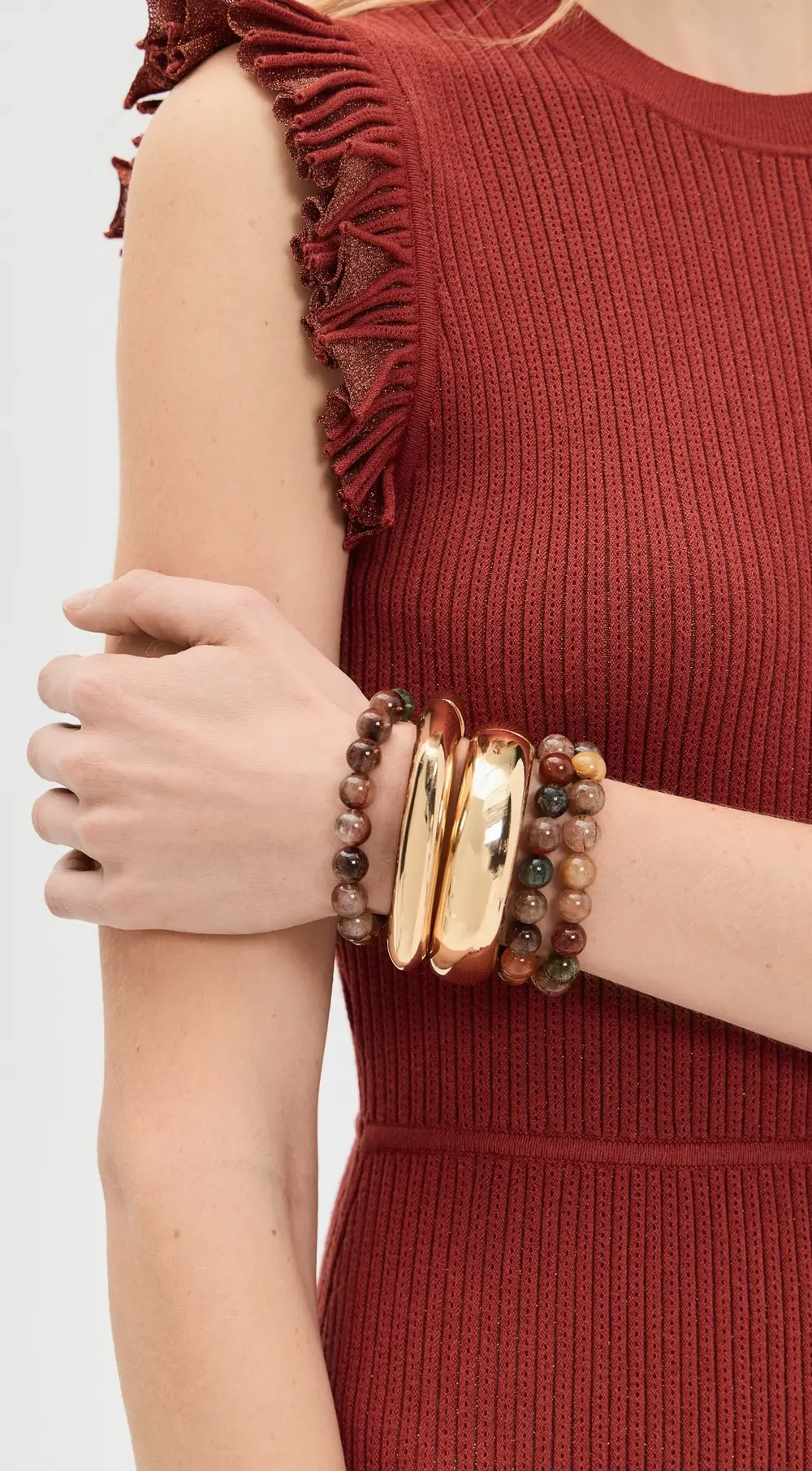 Alexa Leigh Natural Bead Bracelet Stack