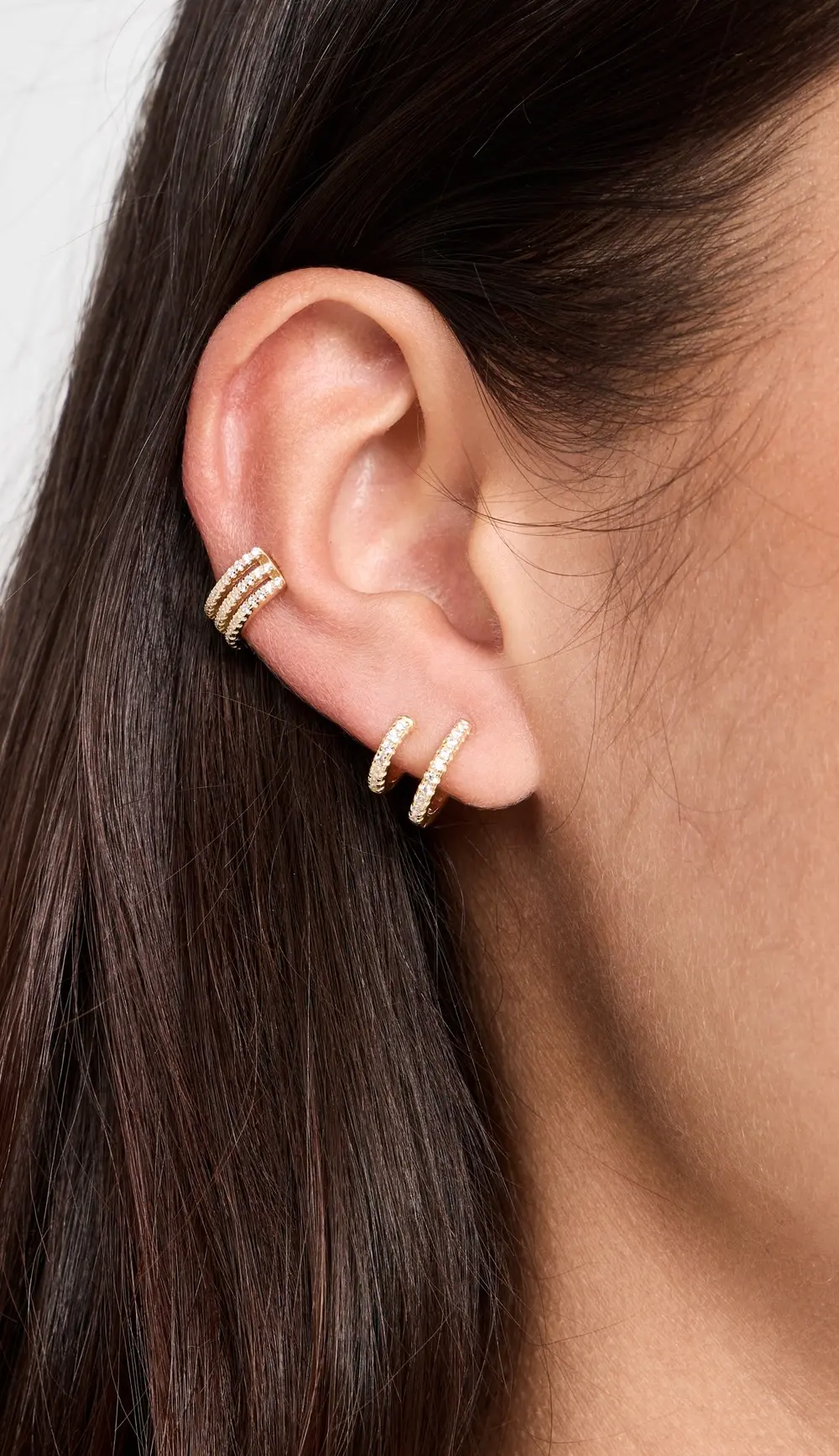 SHASHI Katerina Double Earrings