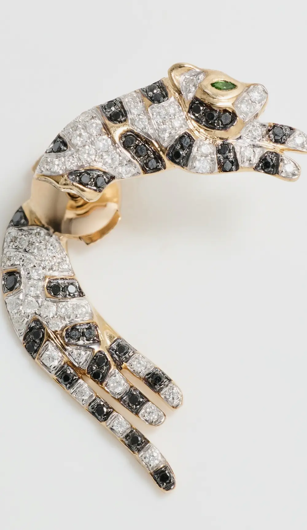 Yvonne Leon Puce & Dessous Felinpm Diamants Oj Earring