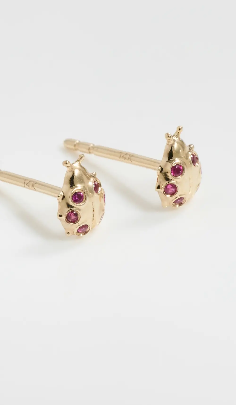 Sydney Evan 14k Tiny Ladybug Studs