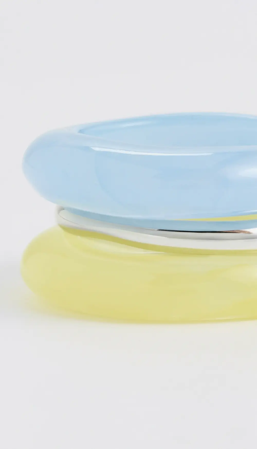 Madewell Sculptural Resin Stacking Ring Set