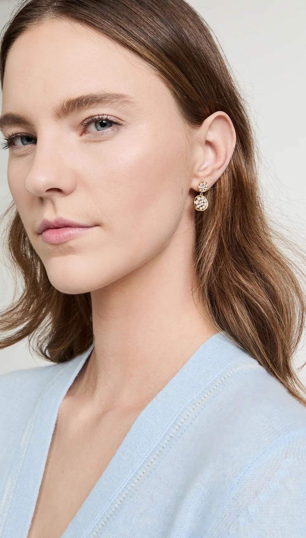 Jade Trau Margaux Single Drop Earrings