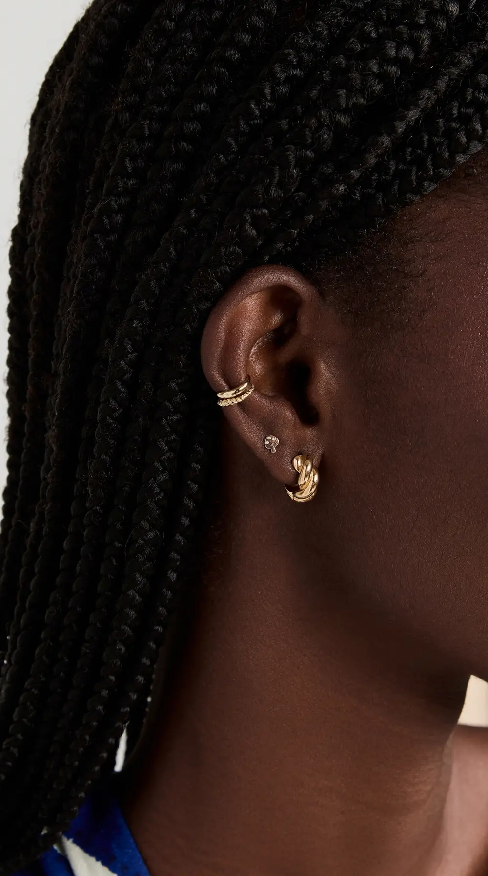 Zoe Chicco 14k Single Itty Bitty Mushroom Diamond Stud Earring