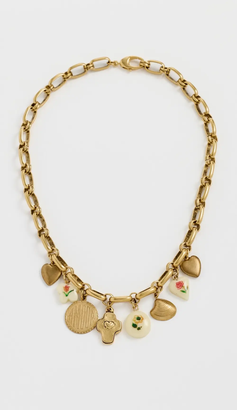 Logan Tay Floral Charm Necklace