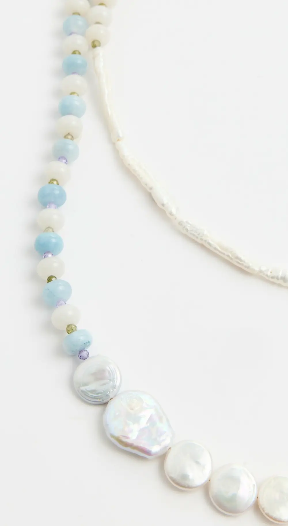 MAYAMAR Blue Beaded Wrap Necklace
