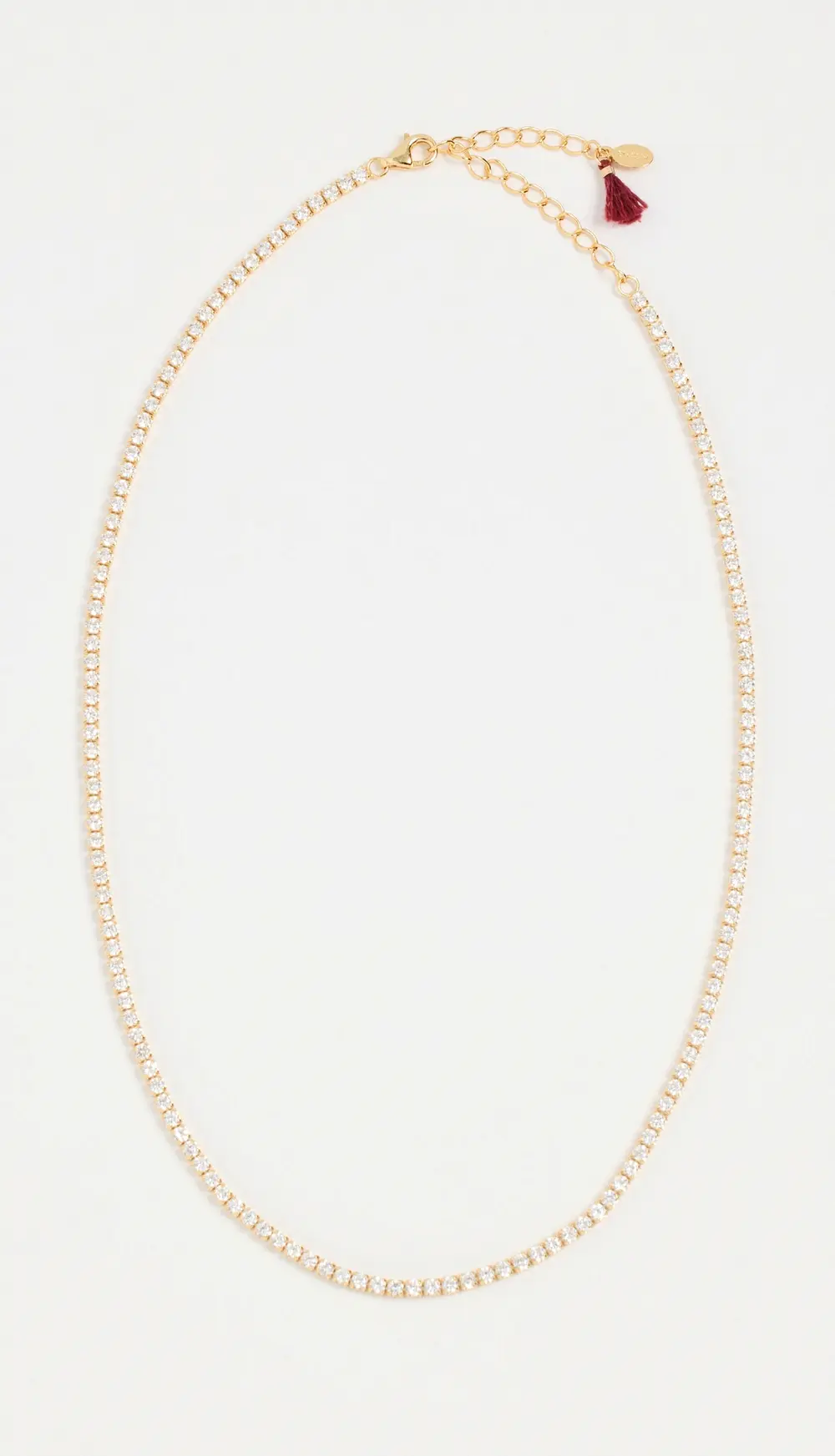 SHASHI Tennis Diamond Necklace