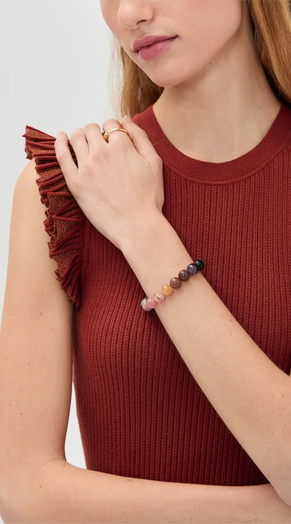 SHASHI Joe Smooth Gemstone Bracelet