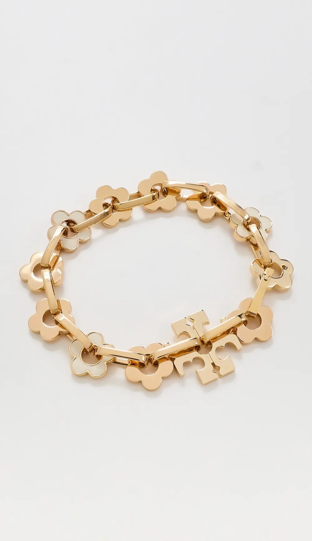 Tory Burch Interlocking Flower Bracelet