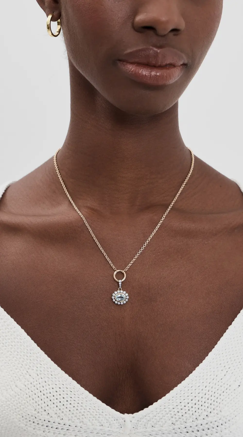 Marlo Laz 14k Lexie Charm Necklace