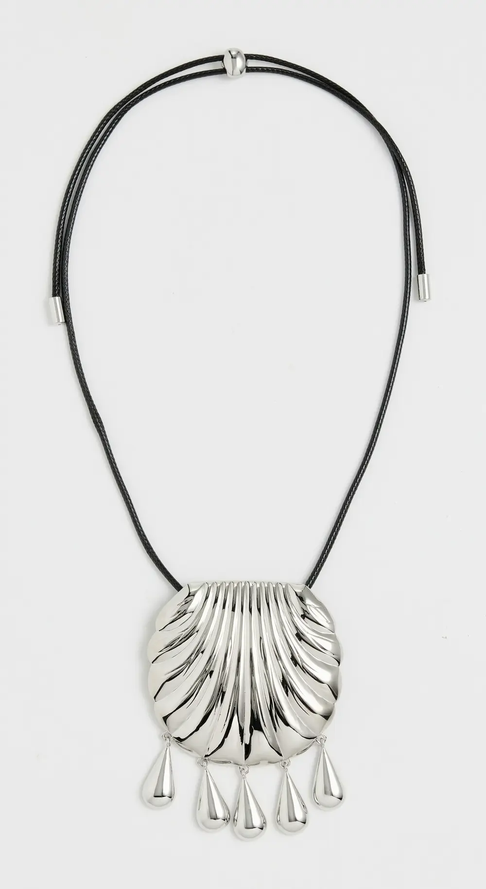 MAYAMAR Shell Pendant Necklace Silver