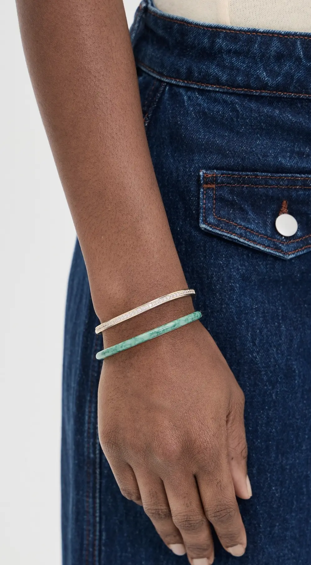 Roxanne Assoulin Set Hinged Cuff Set of 2