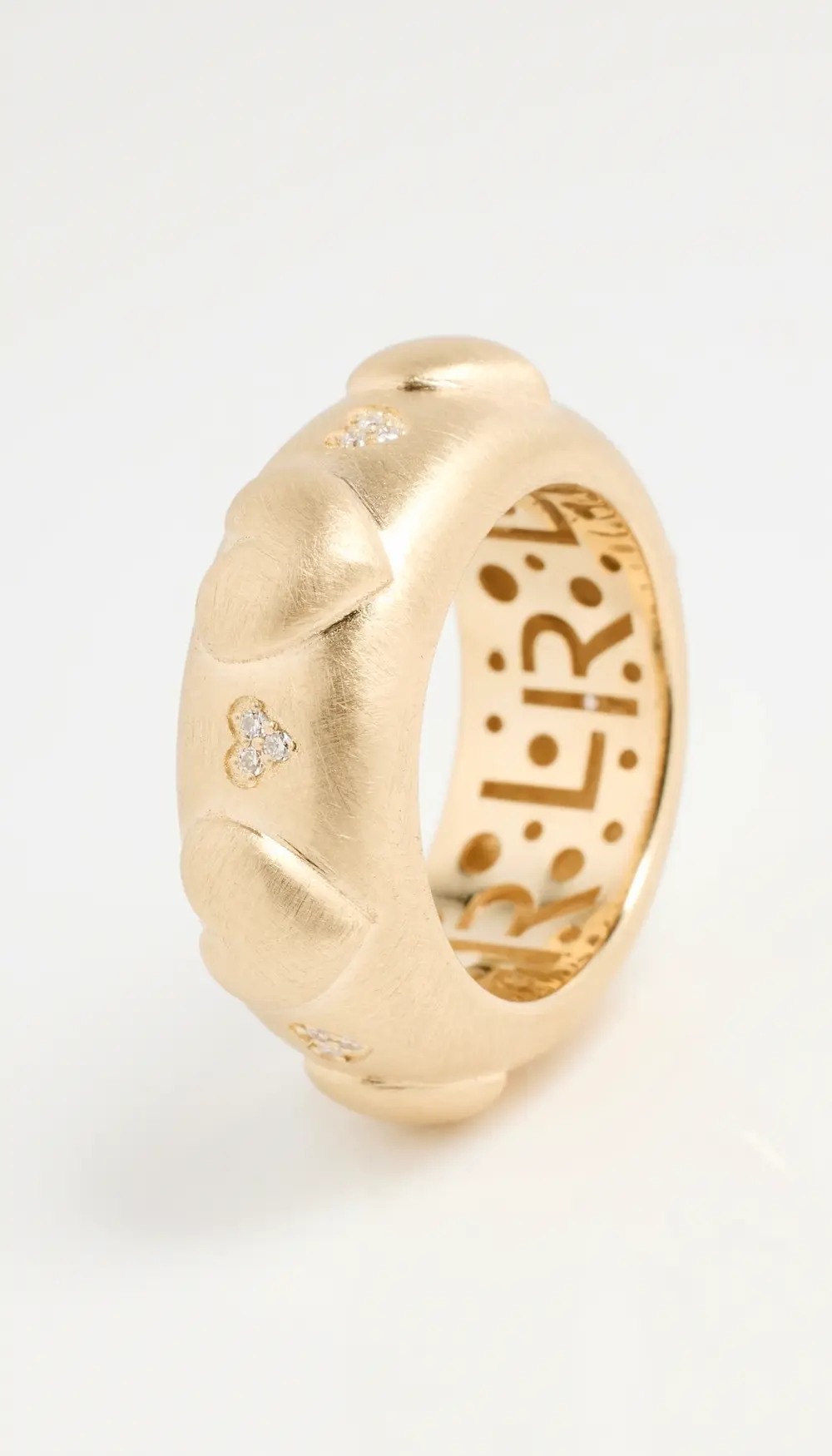 Lauren Rubinski 14k Yellow Gold & White Diamond Ring
