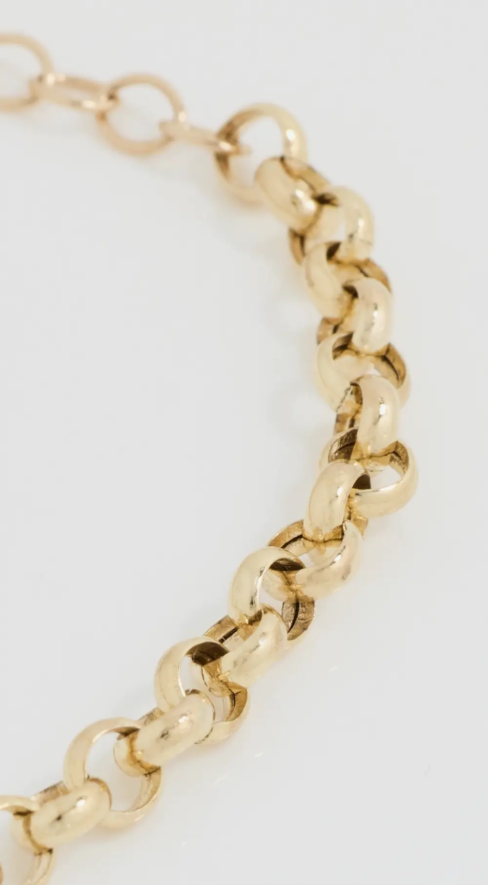 Zoe Chicco 14k Gold Large Rolo Bracelet
